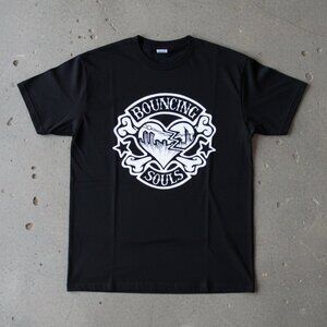 Bouncing Souls Heart Logo Graphic Tee | Punk Rock Band Shirt